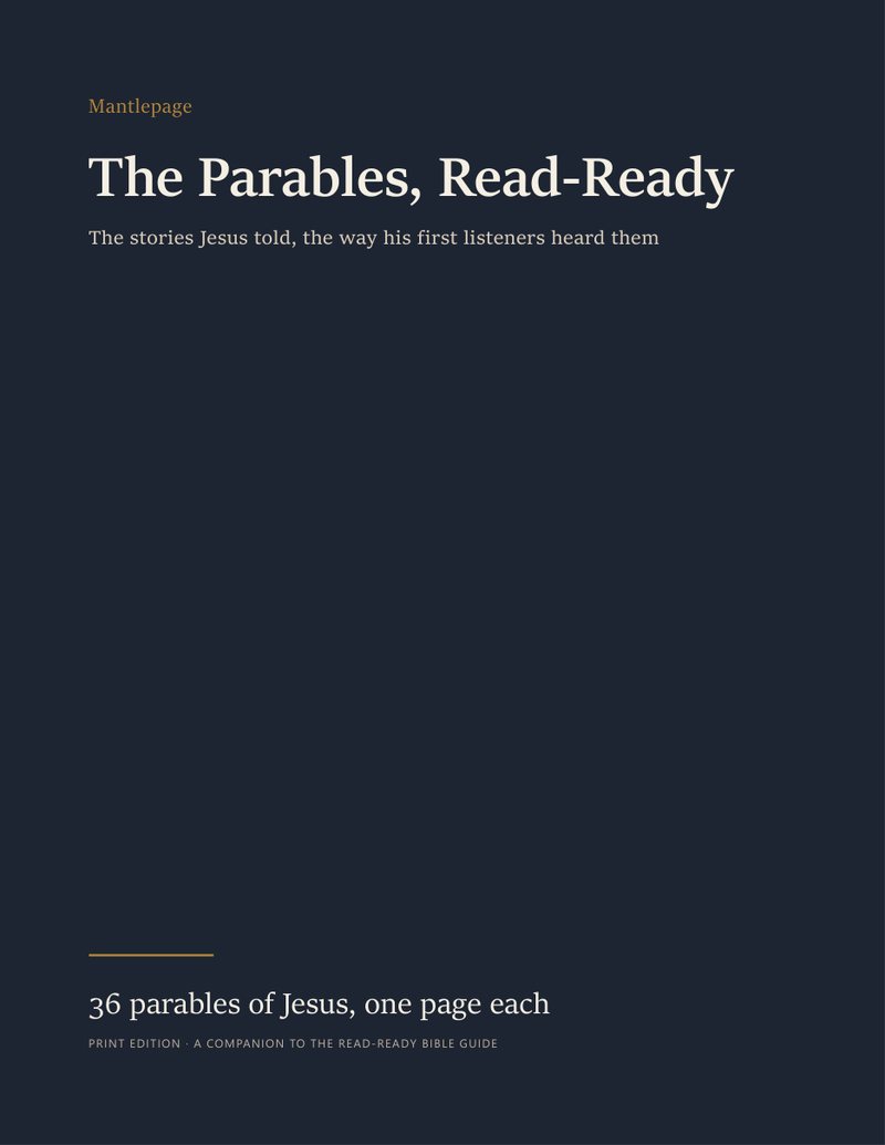 The Parables, Read-Ready