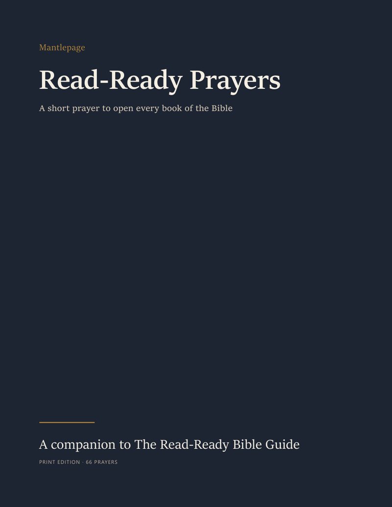 Read-Ready Prayers
